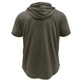 thumbnail image 4 of Men Short Sleeve Tops V Neck Mens Blouses for Skirts Graphic T Shirts Loose Fit Men Y2K off Shoulder Tees Stretchy Shirts for Men, 4 of 5