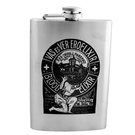 8oz Blood Elixir Stainless Steel Flask 8oz Blood Elixir Stainless Steel Flask