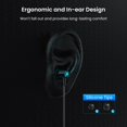 thumbnail image 2 of Auriculares Kirababy cableados con micrófono USB C In-Ear negros, 2 of 6