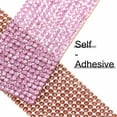 thumbnail image 4 of Eanloly 5 Rolls Self Adhesive Crystal Rhinestone Ribbon Art & Craft Tape with 2 mm Sticker(Pink), 4 of 7