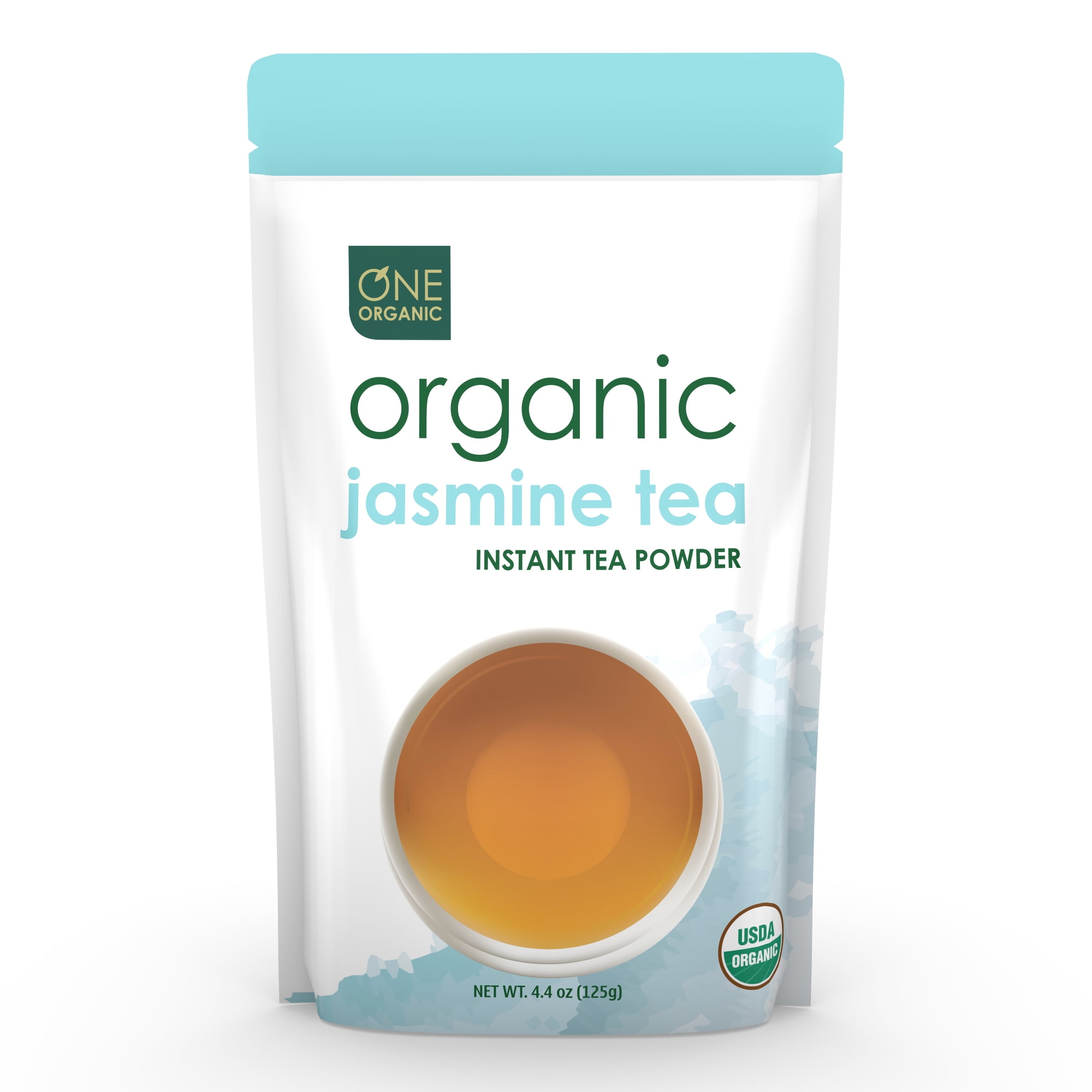 ONE ORGANIC Instant Jasmine Tea Powder, 4.4 Oz