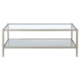 thumbnail image 2 of Henn&Hart Table Basse 45" en Métal/verre Finition Nickel Satiné, 2 of 8