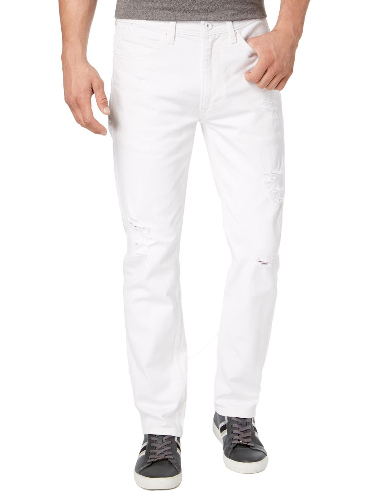 mens big and tall white jeans