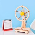 thumbnail image 2 of PENGXIANG Creative Diy Wooden Cooling Small Fan Ornament, 2 of 10