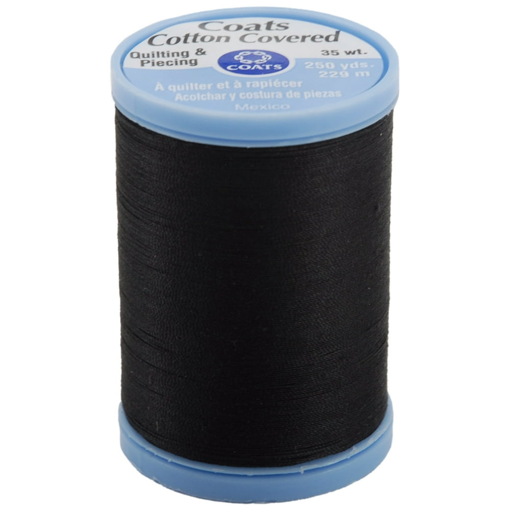 Cotton Covered Quilting & Piecing Thread 250ydBlack