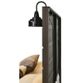thumbnail image 6 of Contemporary Rustic Brown Finish Full Size 4Pc Bedroom Set Bed Dresser Mirror Nightstand Wooden Furniture, 6 of 7