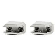 Alno A7950-PC Geometric Shelf Brackets Polished Chrome