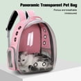 thumbnail image 5 of Mochila transportadora para gatos, portátil, transparente, con forma de cápsula espacial, con burbujas, para mascotas, bolsa de transporte para gatos, mochila transpirable para mascotas, 5 of 5