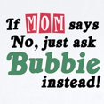 thumbnail image 2 of CafePress - Just Ask Bubbie! Funny Baby Onesie - Baby Light Bodysuit, Size Newborn - 24 Months, 2 of 4
