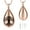 Rose Gold, variant on Tree of Life Urn Necklaces for Ashes Teardrop Cremation Jewelry for Ashes Memory Jewelry for Women Men