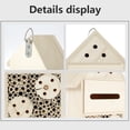 thumbnail image 4 of POINTERTECK Insect Hotel Insect House，Perfect Habitat for Ladybugs  lacewings  Butterfly  Mason Bees  Solitary  Leaf Cutter, 4 of 6