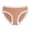 Camel, variant on Womens Cotton Underwear Lace Brazilian Panties Soft Breathable Cotton Bikini for Ladies