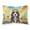 Bernese Mountain Dog 2458, variant on Alaskan Malamute Hippie Dawg Standard Pillowcase