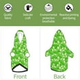 thumbnail image 6 of Cauagu Green Cucumber Pattern Winter Pet Hoodie Sweatshirts- Dog Hoodie Sweater with Leash Hole - Cute Dog Hoodie - Pet Clothes Puppy Cat Custume -Large, 6 of 8