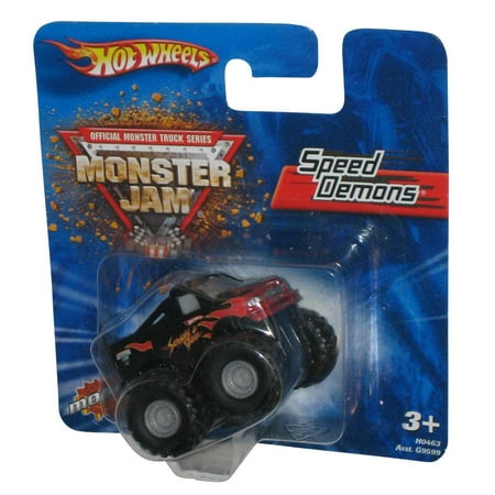 Monster Jam Speed Demons Screamin Demon (2005) Hot Wheels Mini Pull Back Toy Car