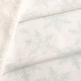thumbnail image 4 of Great Bay Home Cozy Plush / Sherpa Reversible Throw Blanket, King, Pale Blue Snowflake, 4 of 5