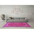 thumbnail image 3 of Ahgly Company Indoor Rectangle Medallion Pink Traditional Area Rugs, 5' x 8', 3 of 4