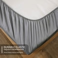 thumbnail image 3 of Juego de sábanas EaseHome, color gris, tamaño king, 4 piezas, 100% microfibra, 3 of 8