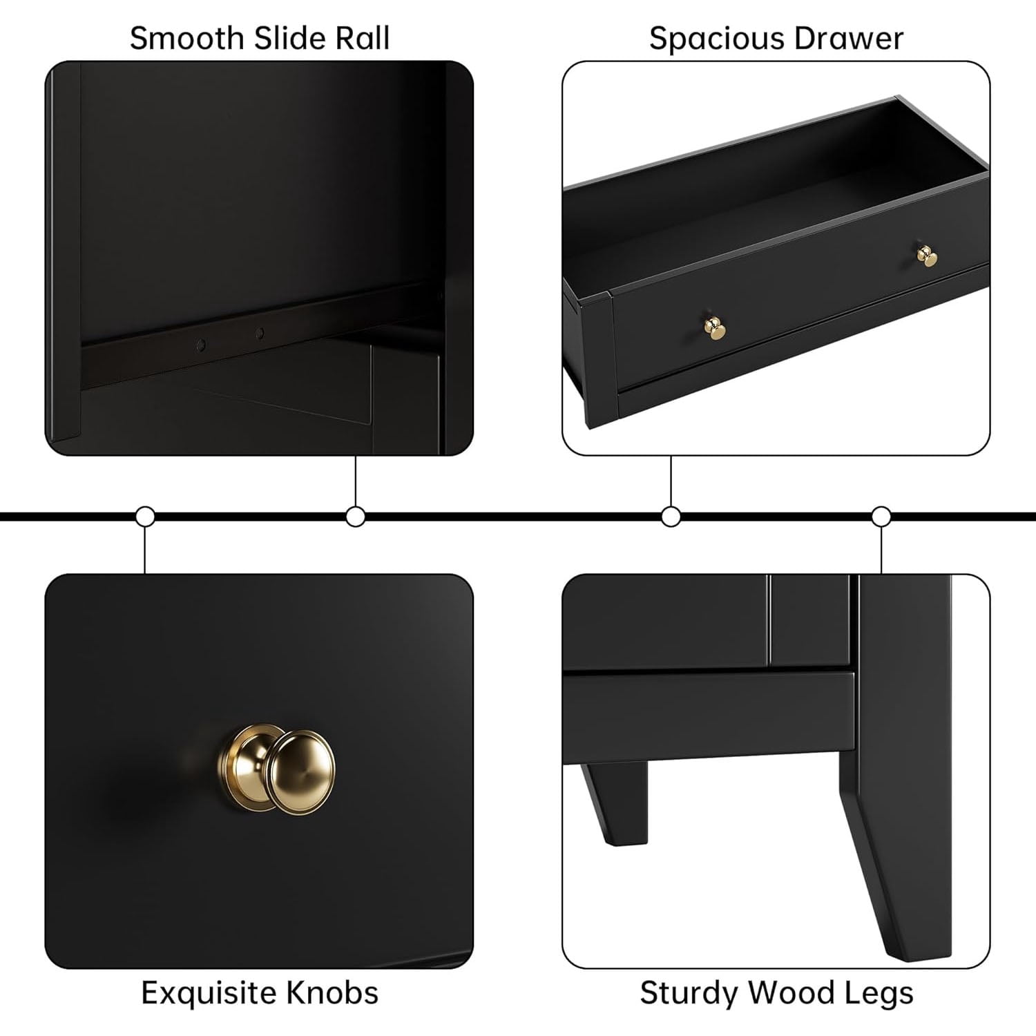 Roromall 5 Drawer Dresser for Bedroom, Tall Dresser with Deep Drawers & Metal Knobs, Modern Wooden Chests of Drawers for Entryway, Hallway