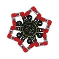 thumbnail image 1 of Yeacher DIY Fidget Spinner Hand Finger Spinner Changeable Chain Shape 360° High-speed Rotation Bearing Focus, 1 of 8