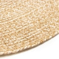 thumbnail image 5 of Super Area Rugs Farmhouse Braided Rug Brown Multicolor 4' x 6' 4' x 6' Brown, 5 of 6