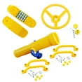 thumbnail image 4 of Xuanheng Outdoor Steering Wheel Swings Set Accessory for Children Interactive Learning yellow, 4 of 8