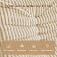 thumbnail image 6 of Bean Bag Chair for Adults with Lumbar support pillow, Memory Foam Giant Bean Bag Sofa with Corduroy Material Lazy Sofa for Living Room Bedroom Dorm Office, White, 6 of 7