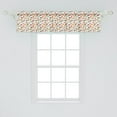 thumbnail image 2 of Ambesonne Mushroom Window Valance, Abstract Toadstools, 54" X 12", Multicolor, 2 of 3