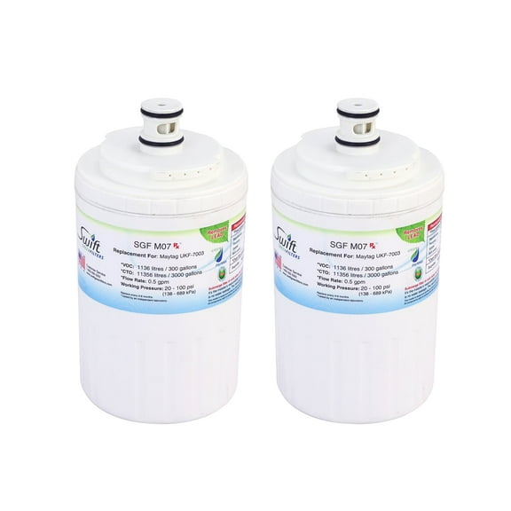 Swift Green Filters SGF-M07 Rx Compatible for UKF7003,UKF7001,EDR7D1,Water Filter (2 Pack)