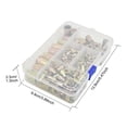 thumbnail image 4 of Riwesomey 105 unids/set de tuerca de inserción de cabeza plana, tuercas de repuesto multifuncionales, tuercas de Metal, accesorios de Herramientas y ferretería, 4 of 6