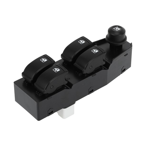 Interruptor de ventana eléctrica Unique Bargains No.96652180 para el lado del conductor delantero izquierdo para Chevrolet Aveo 2007-2008 Negro