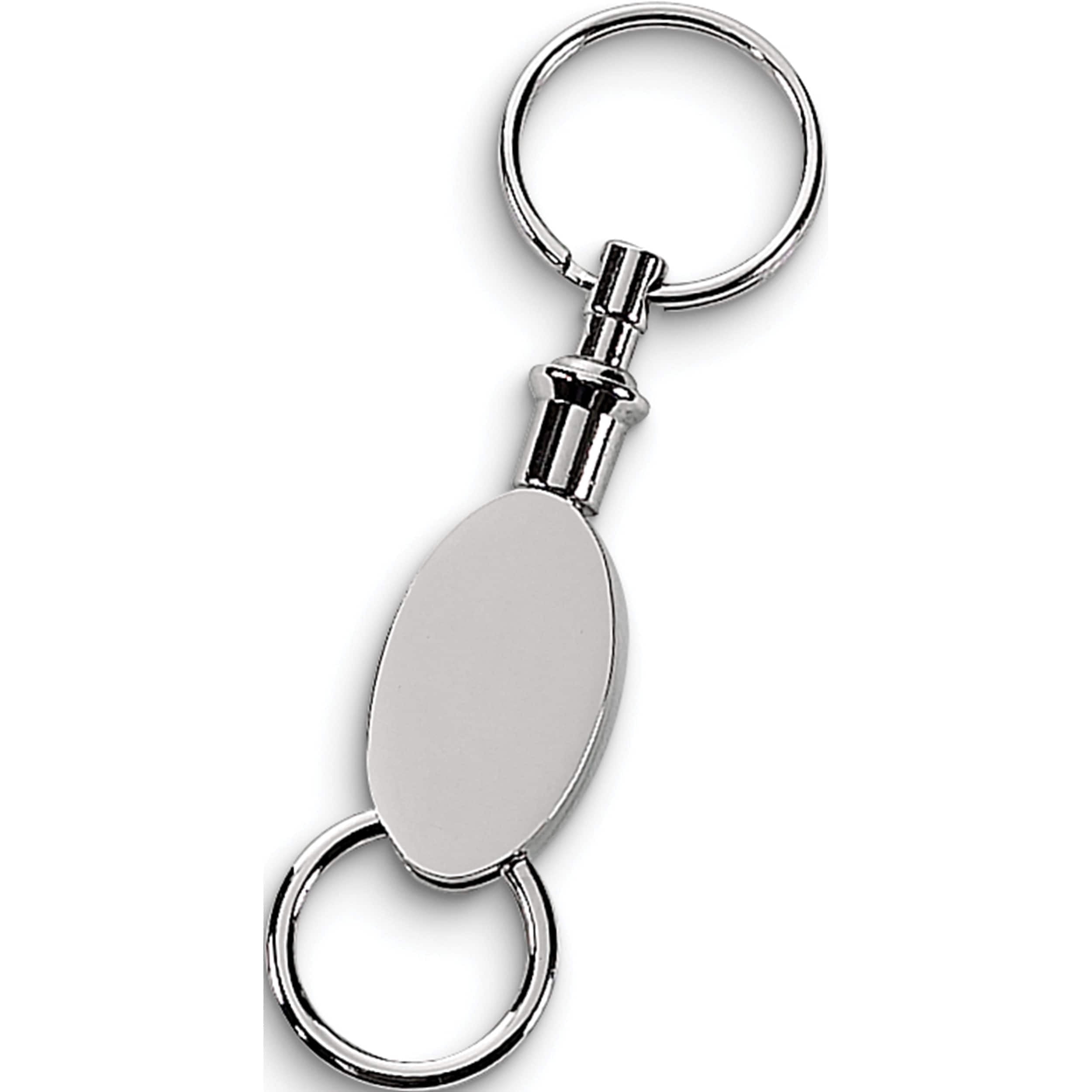 Baumgartens 2 in 1 Key Ring Chain Keyring 68700  separates easily into 2 rings 