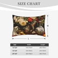 thumbnail image 4 of Goofa Elegant Still Life Roses Pattern Pillow Case – Plush & Soft Cushion Cover, Hypoallergenic Throw Pillow Case for Comfortable Sleep with Envelope Closure-20"x30", 4 of 6