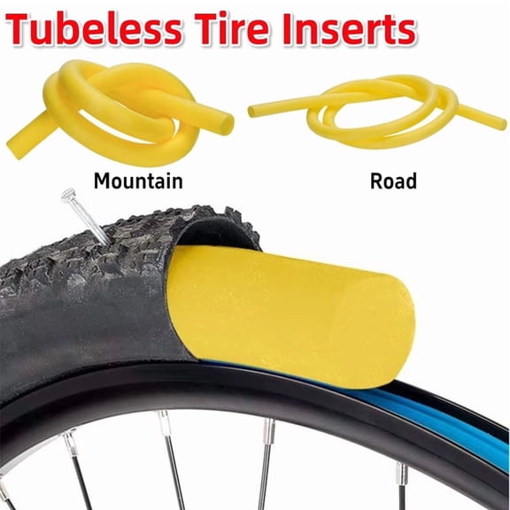 Bicycle Tubeless Tire Inserts Pad Road Bike Tyre Bicycle Puncture Protection Insert for Outdoor Riding Tubeless Road