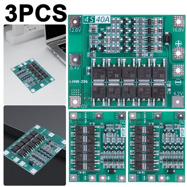 Módulo Cargador Batería Litio Li-Ion 18650 BMS Para Taladro 4S 40A Mejorado - Foto 14