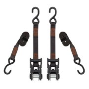 SmartStraps 1.25 x 10ft Tactical Standard Ratchet Tie Down Straps 2 pack , Orange - 1,000lb SWL