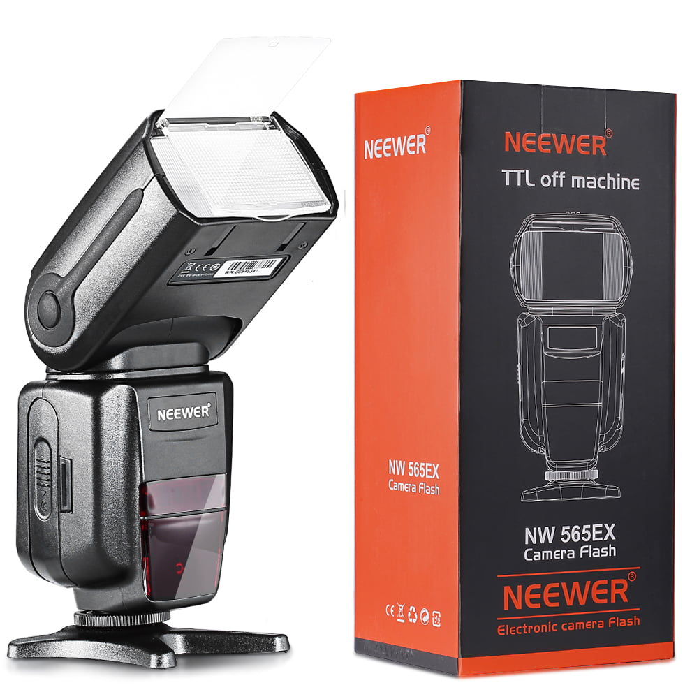 Neewer Kit E-TTL Slave Flash NW565EX per Canon Reflex con Diffusore Trigger ecc. 