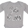 thumbnail image 4 of Inktastic Ski Bum Boys or Girls Long Sleeve Baby Bodysuit, 4 of 5