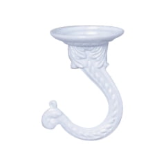 

2PC Panacea Panacea - 86122 - White Steel 2 in. H Sturdy Swag Hook - 1/Pack