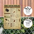 thumbnail image 5 of Turkey Hunting Knowledge Tin Sign Vintage Decor Farm Room Wall Poster Kitchen Farmhouse Decorations Metal Sign 16x12 Inches, 5 of 5