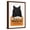 Brown Frame, variant on Art.com Black Cat Pure Matured Virginia Cigarettes Stretched Canvas Print Wall Art, 24" x 36"