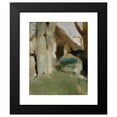 thumbnail image 2 of Helene Schjerfbeck 20x24 Black Modern Framed Museum Art Print Titled - Shadow on the Wall II (Green Bench) (1928), 2 of 5