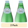(2 pack) S.Pellegrino Sparkling Natural Mineral Water, 750ml (25.3 fl oz) Glass Bottle