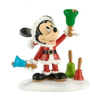 Department 56 Mickey Mouse Ringing In the Holidays Disney Village Christmas Multicolor Figurine