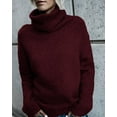 thumbnail image 3 of Sherrylily Fall Winter Women Sweaters Casual Turtleneck Long Sleeve Soft Knitted Pullover, 3 of 7