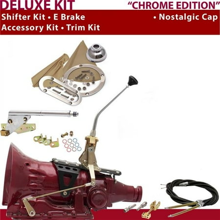 American Shifter TH400 Shifter Kit 10 in. E-Brake Cable Trim Kit for CBFF0