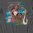 thumbnail image 3 of Disney Moana 2 Summer Tropical Men's T Shirt (Charcoal, S-XXXL), 3 of 4