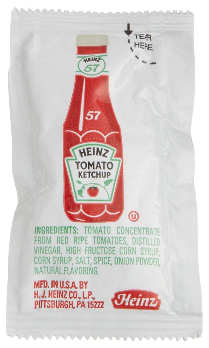 Download Heinz Tomato Ketchup, 0.32-Ounce Single Serve Packages (Pack of 200) - Walmart.com - Walmart.com