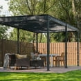thumbnail image 3 of Mirador 10'x 20' Outdoor Pergola, 80S Steel Frame w/ Adjustable Louvers Roof for Garden, Patio, Backyard, Charcoal, 3 of 11