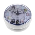 thumbnail image 2 of Reloj de pared pequeño para baño, reloj con ventosa, reloj con espejo, reloj de ducha para baño Blanco, 2 of 7